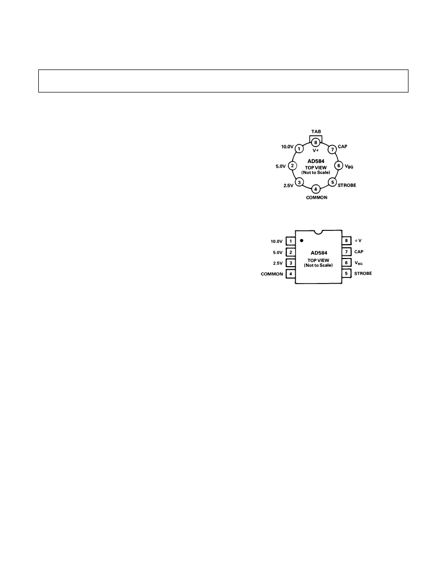 AD584,AD584 pdf中文资料,AD584引脚图,AD584电路-Datasheet-电子工程世界
