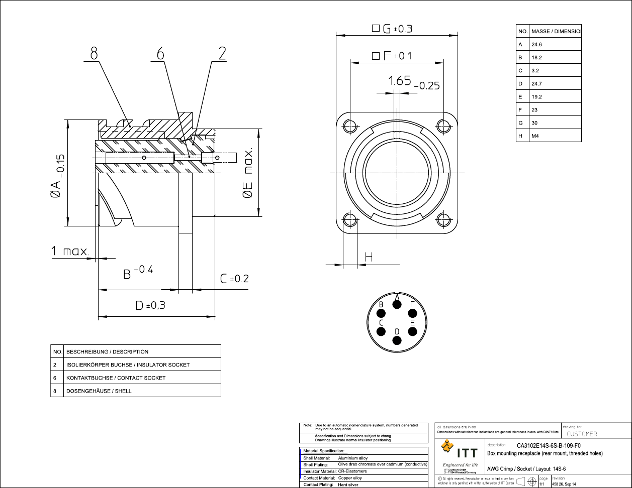 CA3102E14S-6SB109F0,CA3102E14S-6SB109F0 pdf中文资料,CA3102E14S-6SB109F0引脚图 ...