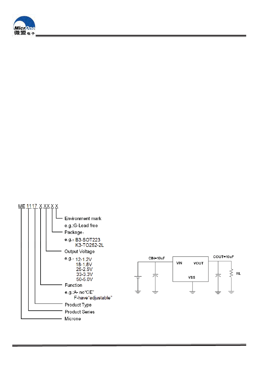 ME1117A33B3G,ME1117A33B3G pdf中文资料,ME1117A33B3G引脚图,ME1117A33B3G电路 ...