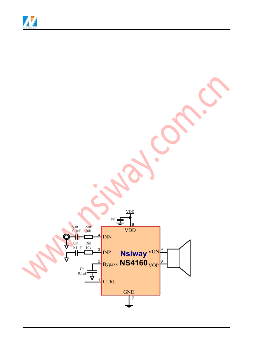 NS4160,NS4160 pdf中文资料,NS4160引脚图,NS4160电路-Datasheet-电子工程世界